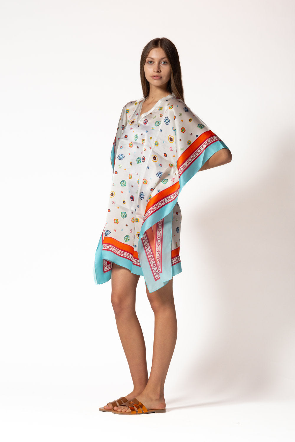 Silk Kaftan Long