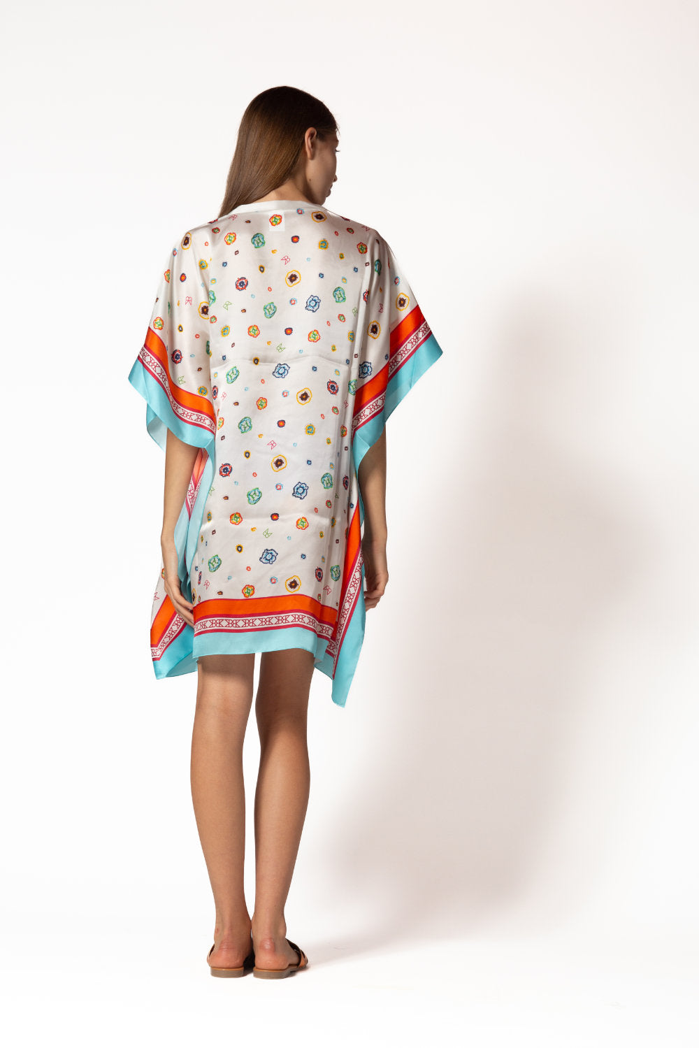 Silk Kaftan Long