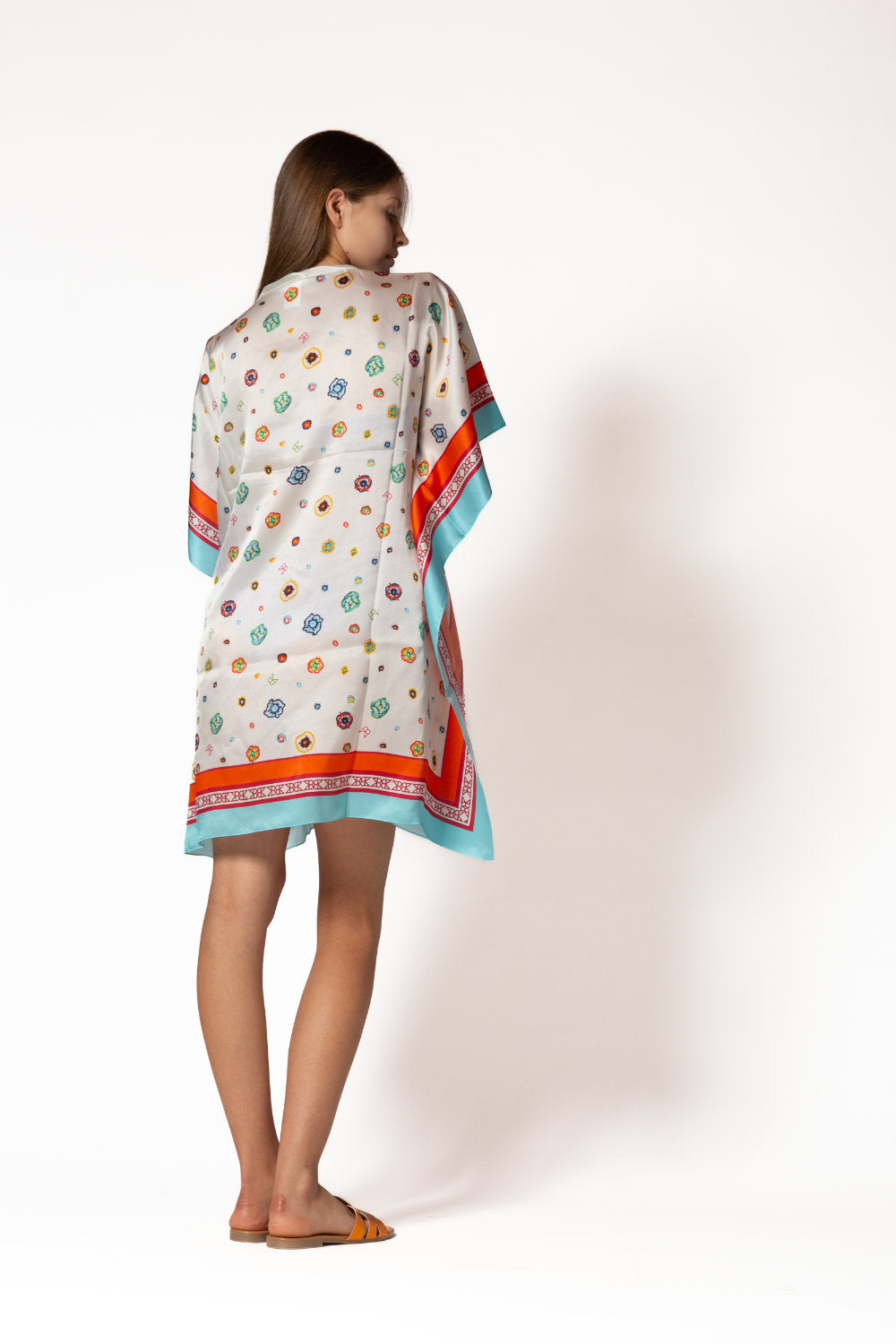 Silk Kaftan Long