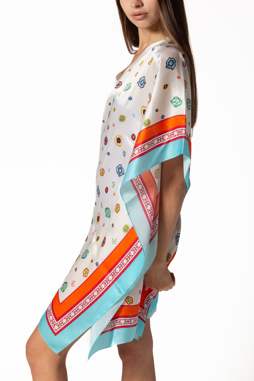 Silk Kaftan Long