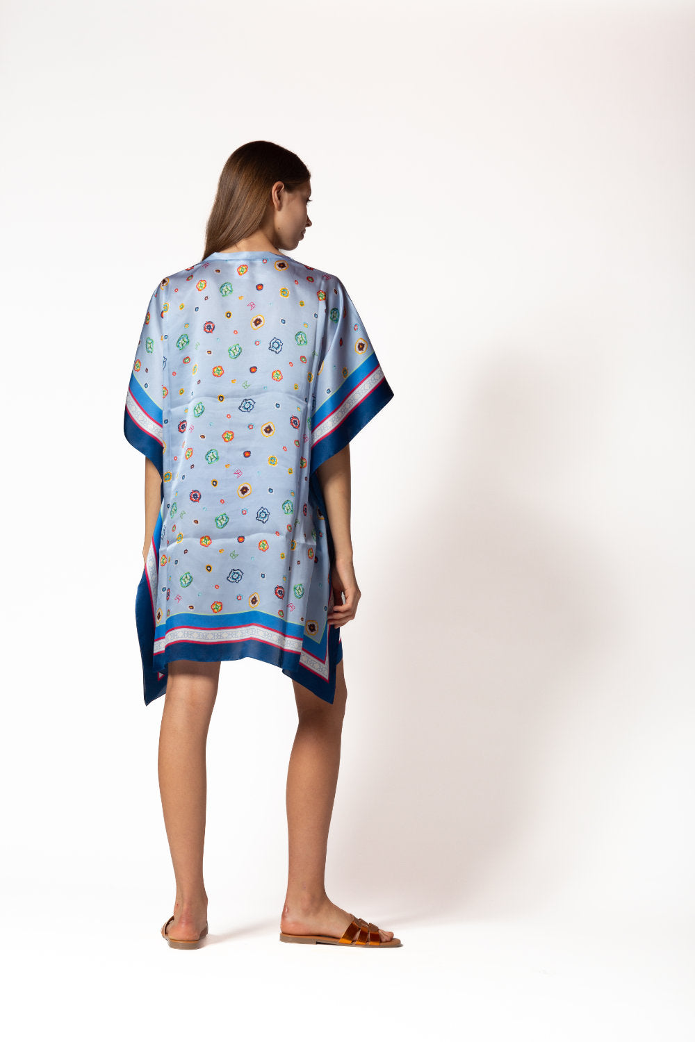 Silk Kaftan Long