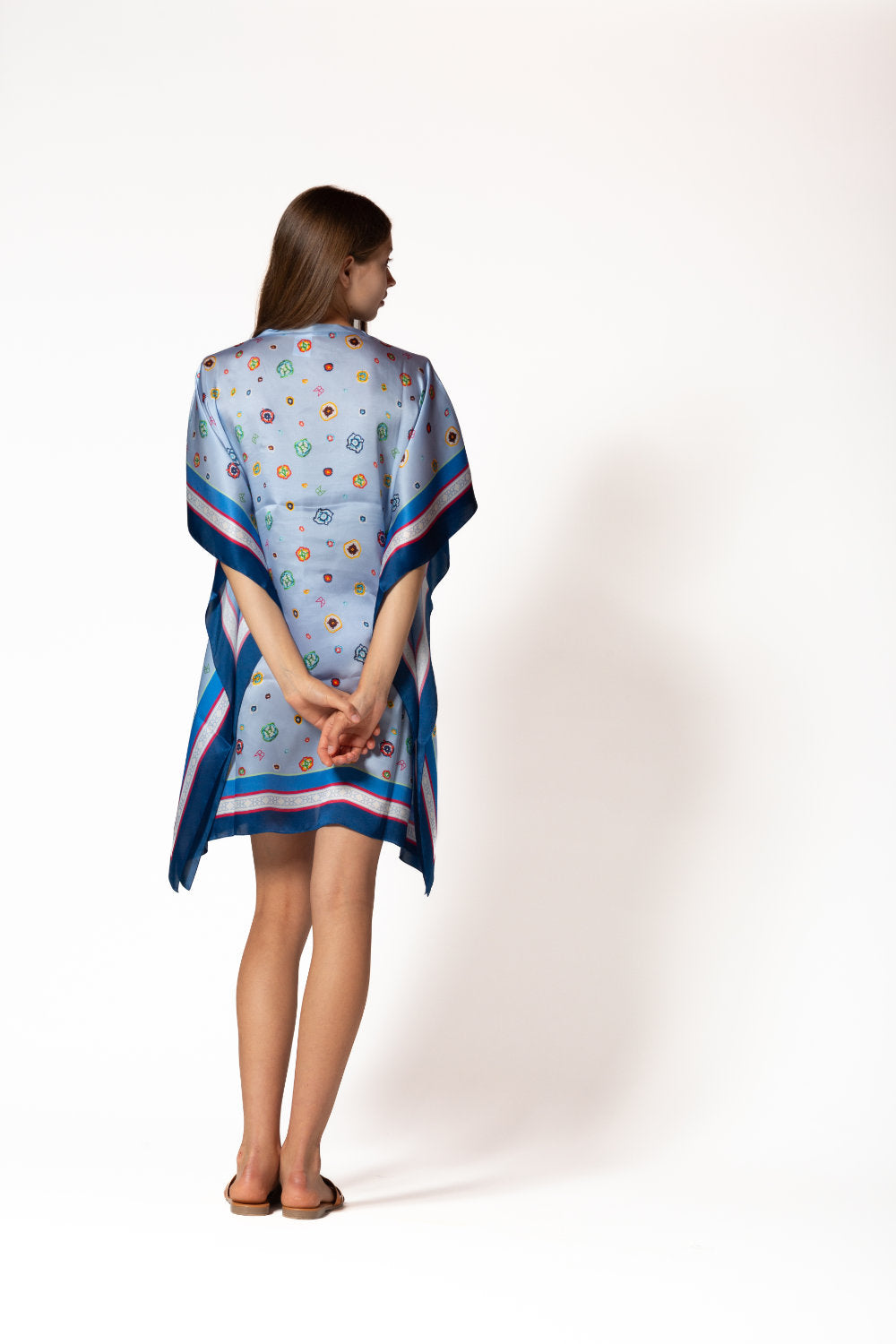 Silk Kaftan Long