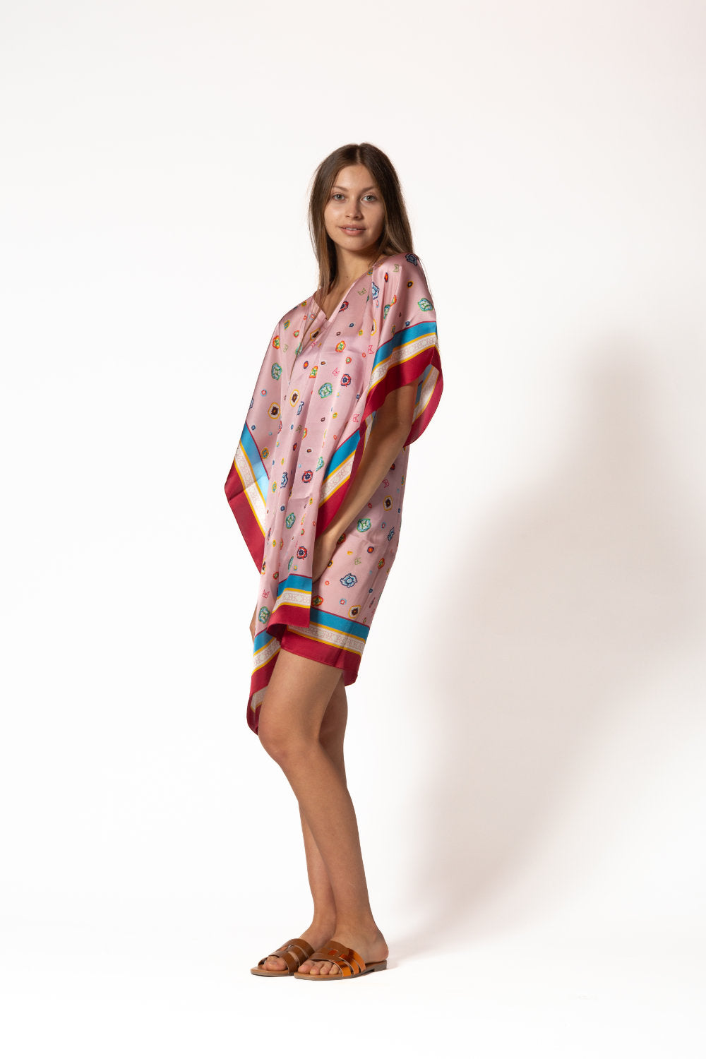 Silk Kaftan Long