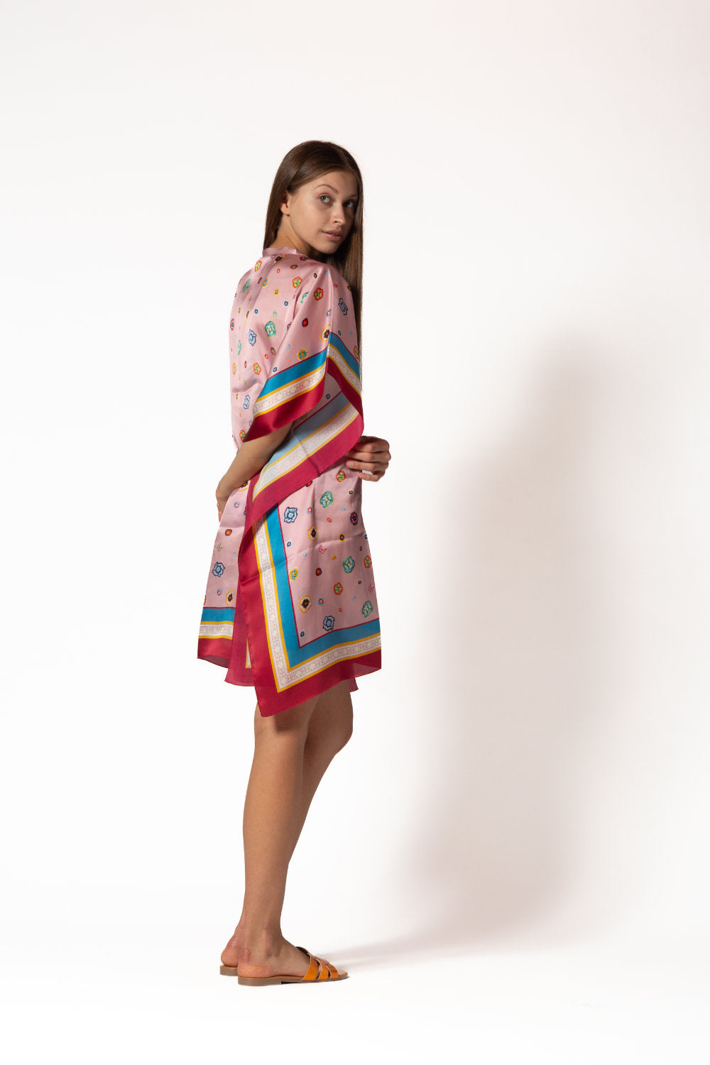 Silk Kaftan Long
