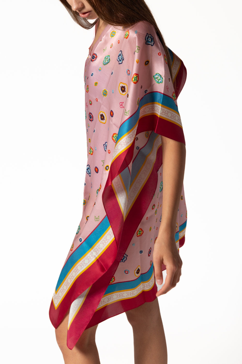 Silk Kaftan Long