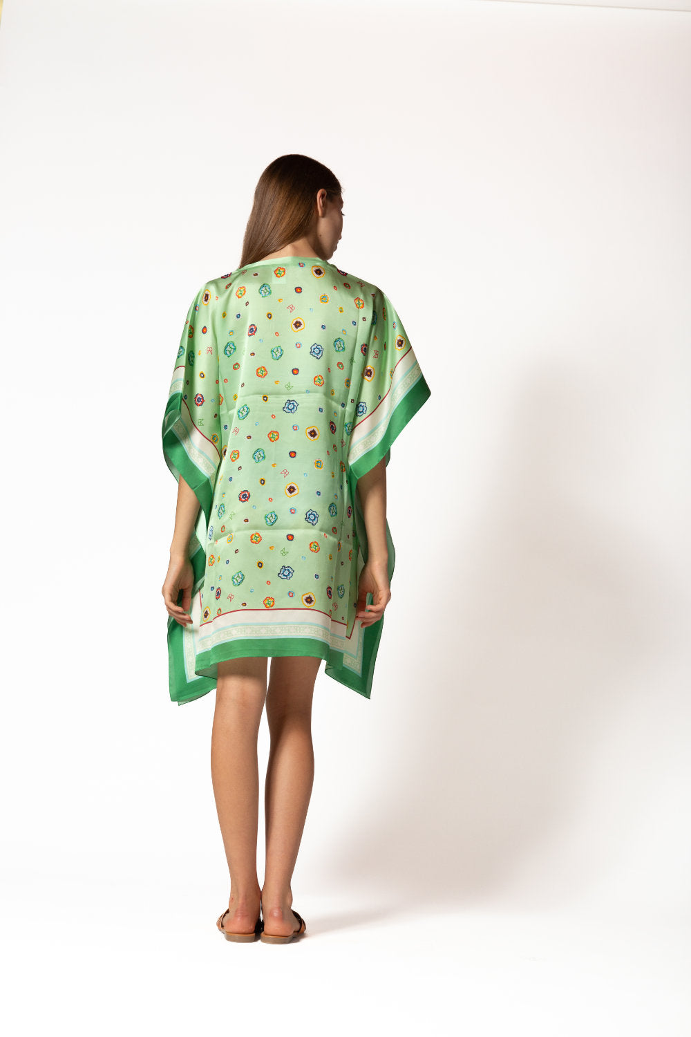 Silk Kaftan Long