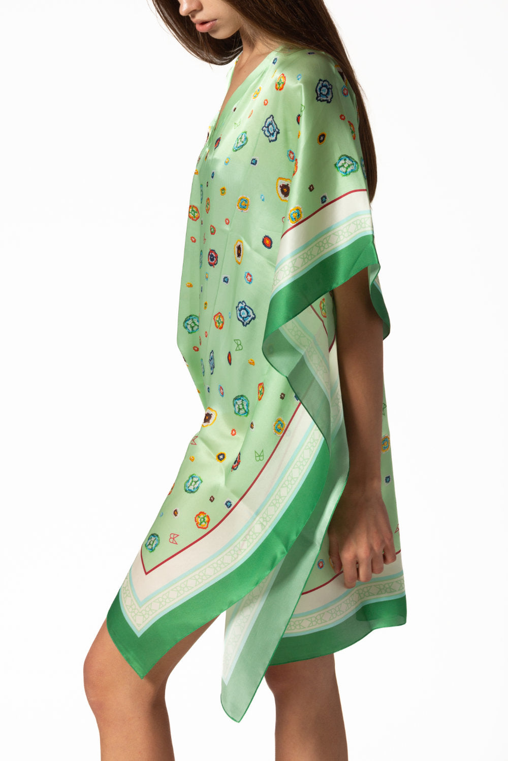 Silk Kaftan Long